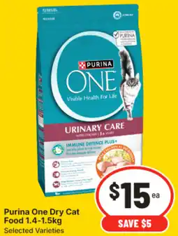 IGA Purina One Dry Cat Food offer