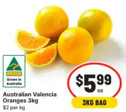 IGA Australian Valencia Oranges offer