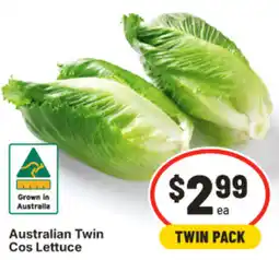 IGA Australian Twin Cos Lettuce offer