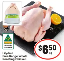 IGA Lilydale Free Range Whole Roasting Chicken offer