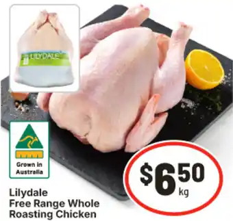IGA Lilydale Free Range Whole Roasting Chicken offer