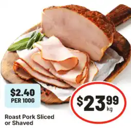 IGA Roast Pork offer