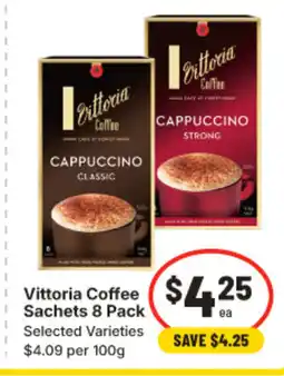 IGA Vittoria coffee sachets offer