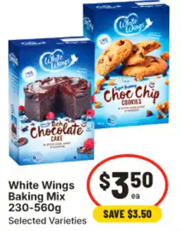 IGA White wings baking mix offer