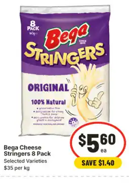 IGA Bega cheese stringers offer