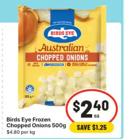 IGA Birds eye frozen chopped onions offer