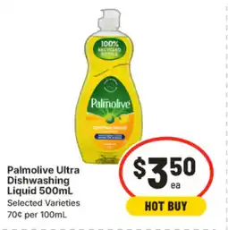IGA Palmolive ultra dishwashing liquid offer
