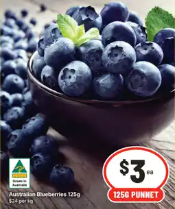 IGA Australian blueberries offer