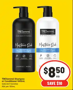 IGA TRESemmé Shampoo or Conditioner offer