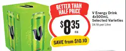 IGA V Energy Drink offer
