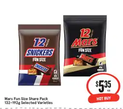 IGA Mars fun size offer