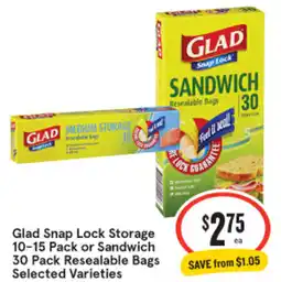 IGA Glad medium storage offer