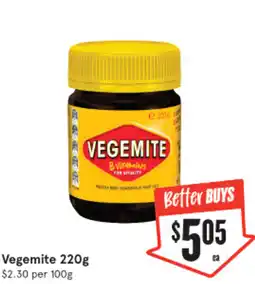 IGA Vegemite offer