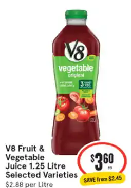IGA V8 Vegetable Juice offer