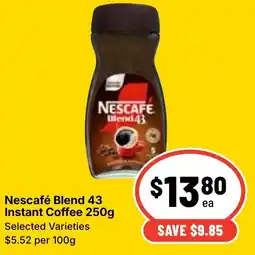 Ritchies Nescafé Blend 43 Instant Coffee offer