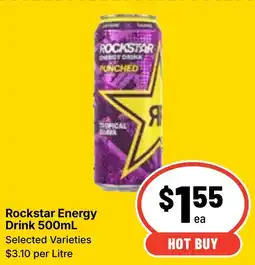 Ritchies Rockstar Energy Drink offer