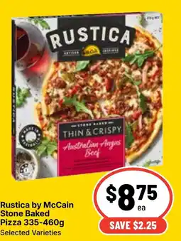 Ritchies Rustica by McCain Stone Baked Pizza offer