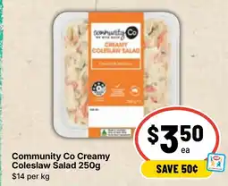 Ritchies Community Co Creamy Coleslaw Salad offer
