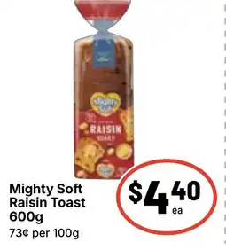 Ritchies Mighty Soft Raisin Toast offer