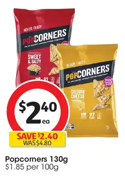 Coles Popcorners 130g offer