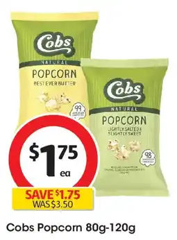 Coles Cobs Gluten Free Popcorn Butter offer