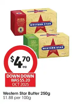 Coles Western Star Butter offer