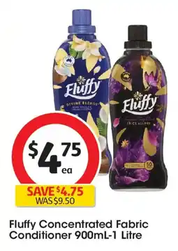 Coles Fluffy Concentrate Liquid Fabric Softener Conditioner Fragrance Temptations Spice Allure offer
