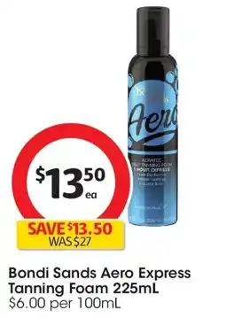 Coles Bondi Sands Aero One Hour Express Tanning Foam offer