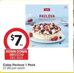 Coles Coles Pavlova offer