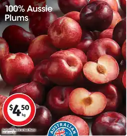 Coles Australian Black or Red Plums offer