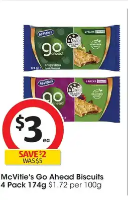 Coles Mcvitie's go ahead biscuits offer