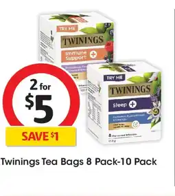 Coles Twinings tea bags offer