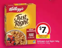 Coles Kellogg's just right offer