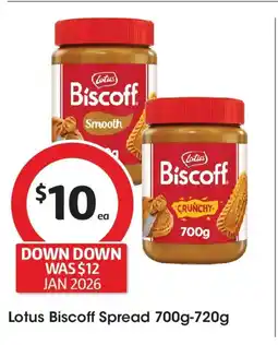 Coles Lotus biscoff spread offer