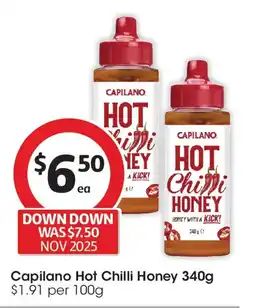 Coles Capilano hot chilli honey offer