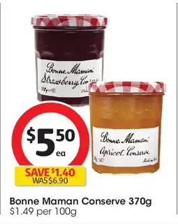 Coles Bonne maman conserve offer