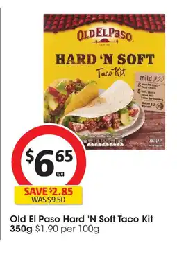 Coles Old el paso hard 'n soft taco kit offer
