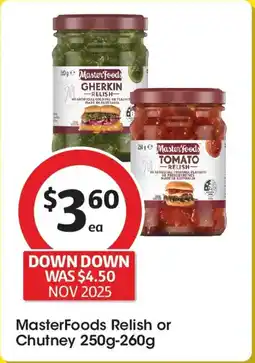 Coles Masterfoods relish or chutney offer