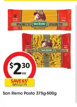Coles San remo pasta offer