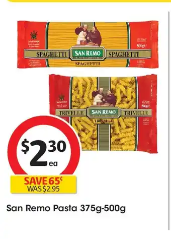 Coles San remo pasta offer