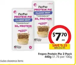 Coles Fropro protein pie offer