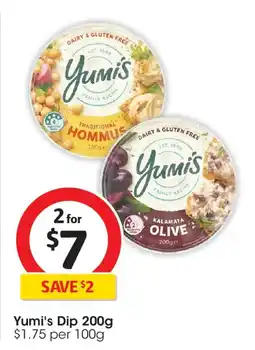 Coles Yumi's Dip offer