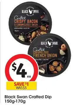 Coles Black swan crafted dip offer