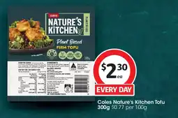 Coles Coles Nature's Kitchen Tofu offer