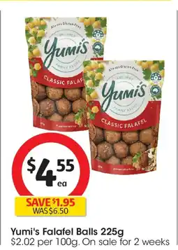 Coles Yumi's Falafel Balls offer