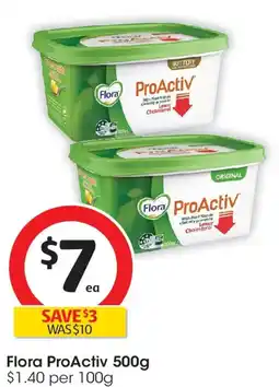 Coles Flora proactiv offer