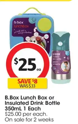 Coles B.box lunch box or insulated drink bottle offer