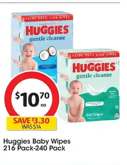 Coles Huggies baby wipes offer