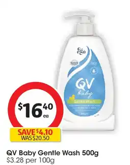 Coles QV Baby Gentle Wash offer