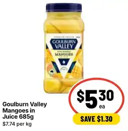 Ritchies Goulburn Valley Mangoes in Juice offer